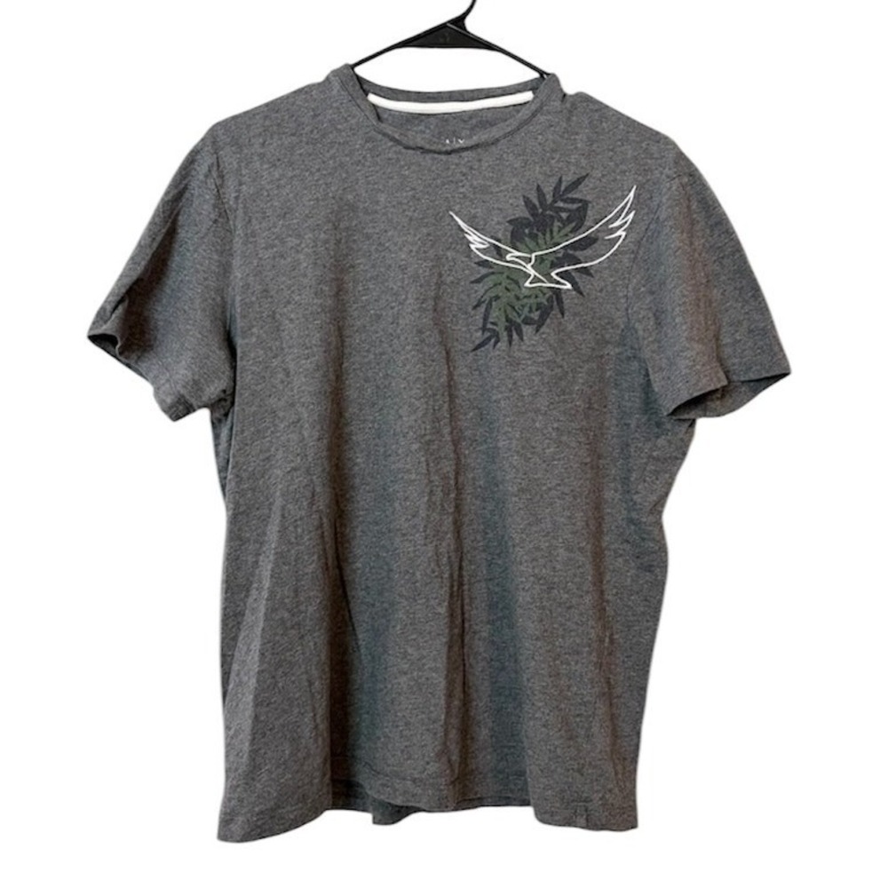 Armani Exchange AX Mens Graphic Eagle Leaf T-Shirt MEDIUM
